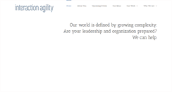 Desktop Screenshot of interactionagility.com